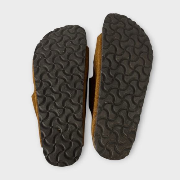 Birkenstock Arizona Shearling-Lined Suede Sandals Size 6 - Picture 5 of 12